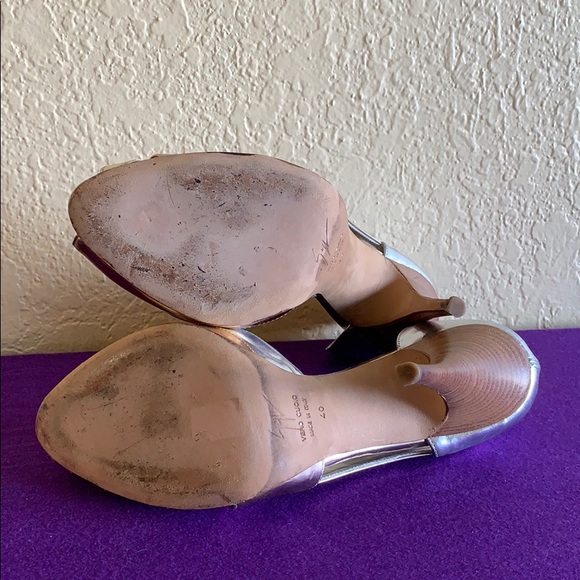 GUISEPPE ZANOTTI PEEP TOE PUMPS SZ 40 - Picture 6 of 8